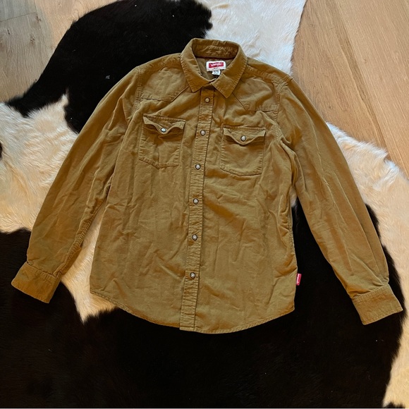 Wrangler Corduroy Button Down - Picture 1 of 7